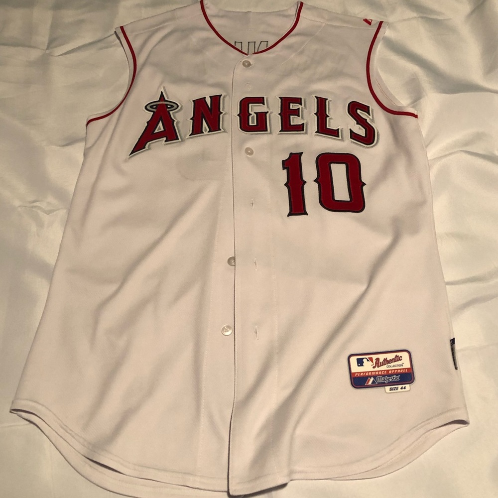 Vintage Game Worn Anaheim Angels Ron Roenicke #10 Jersey